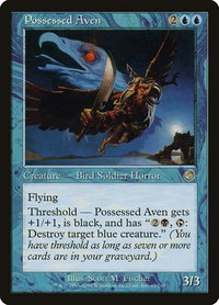 Possessed Aven - Torment (TOR) #45 - Rare Magic: The Gathering Trading Card
