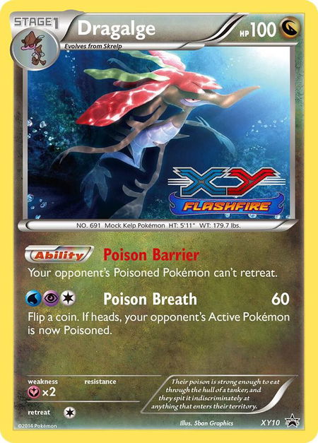 Dragalge - XY10 (Prerelease) - XY Promos Pokémon trading card