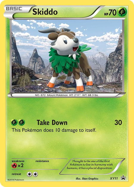 Skiddo - XY11 - XY Promos Pokémon trading card