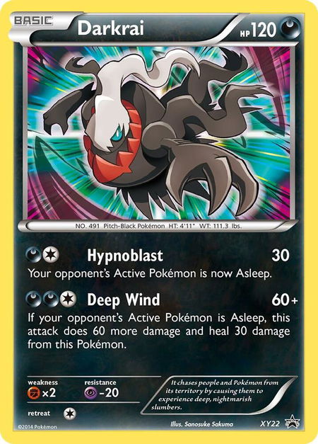 Darkrai - XY22 - XY Promos Pokémon trading card