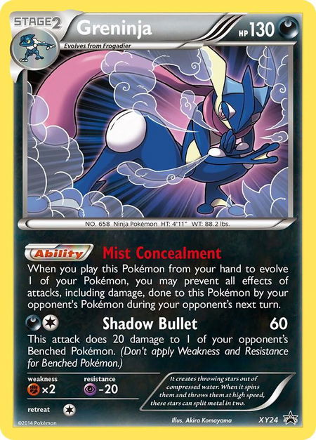 Greninja - XY24 - XY Promos Pokémon trading card