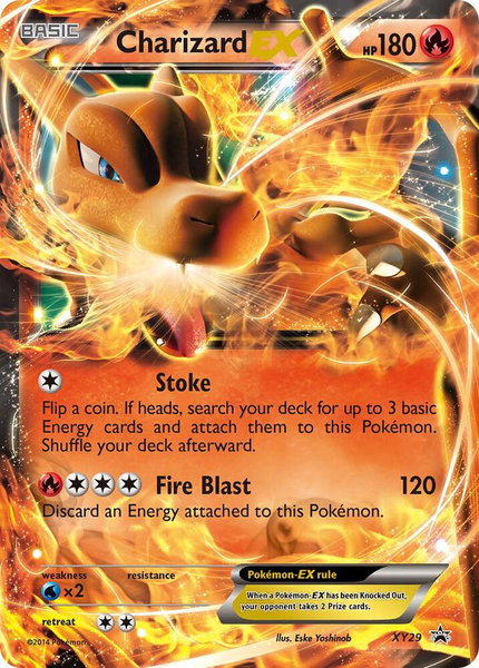 Charizard EX - XY29 trading card from XY Promos Charizard EX - XY29 - XY Promos Pokémon trading card