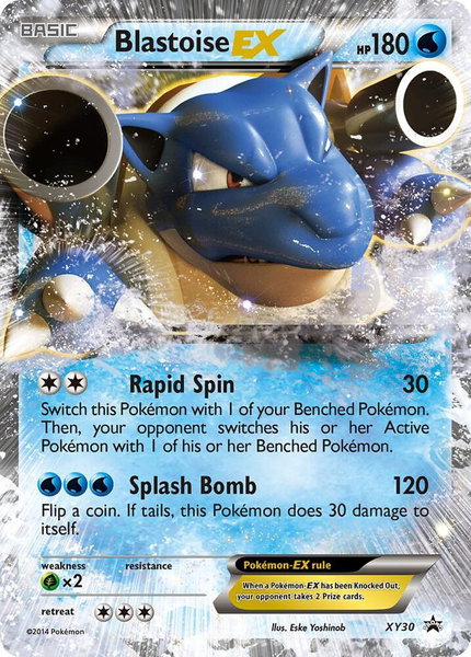 Blastoise EX - XY30 trading card from XY Promos Blastoise EX - XY30 - XY Promos Pokémon trading card