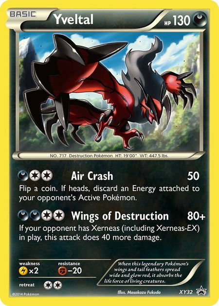Yveltal - XY32 - XY Promos Pokémon trading card