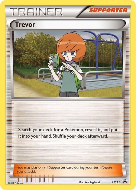 Trevor - XY33 - XY Promos Pokémon trading card