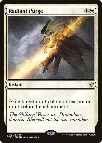 Radiant Purge - Dragons of Tarkir Magic: The Gathering trading card