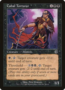 Cabal Torturer - Torment (TOR) #53 - Common Magic: The Gathering Trading Card