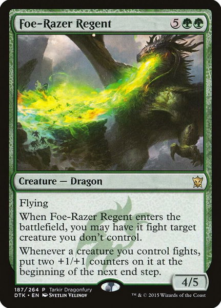 Foe-Razer Regent - Tarkir Dragonfury Promos Magic: The Gathering trading card
