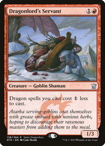 Dragonlord's Servant - Tarkir Dragonfury Promos (TDP) #138 - Uncommon Magic: The Gathering Trading Card