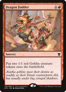 Dragon Fodder - Tarkir Dragonfury Promos (TDP) #135 - Common Magic: The Gathering Trading Card