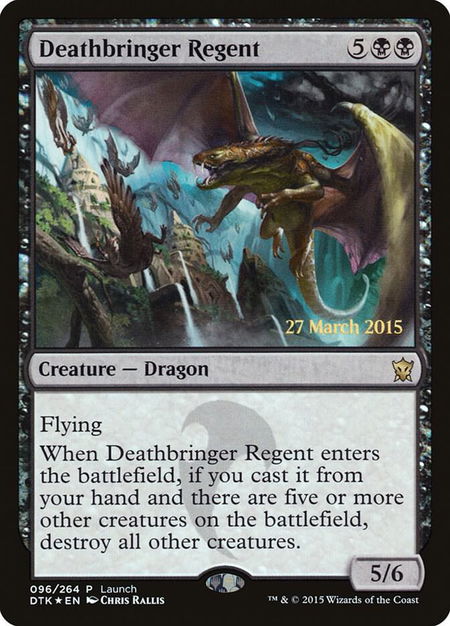 Deathbringer Regent - Launch Party & Release Event Promos Magic: The Gathering trading card