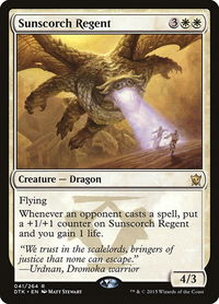 Sunscorch Regent - Dragons of Tarkir (DTK) #41 - Rare Magic: The Gathering Trading Card