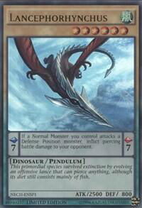 Lancephorhynchus (NECH-ENSP1) - The New Challengers (NECH) #NECH-ENSP1 - Ultra Rare YuGiOh Trading Card