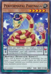 Performapal Partnaga - Secrets of Eternity (SECE) #SECE-EN002 - Common / Short Print YuGiOh Trading Card