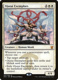 Ojutai Exemplars - Dragons of Tarkir (DTK) #27 - Mythic Magic: The Gathering Trading Card