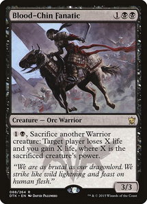 Blood-Chin Fanatic - Dragons of Tarkir (DTK) #88 - Rare Magic: The Gathering Trading Card
