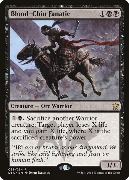 Blood-Chin Fanatic - Dragons of Tarkir Magic: The Gathering trading card