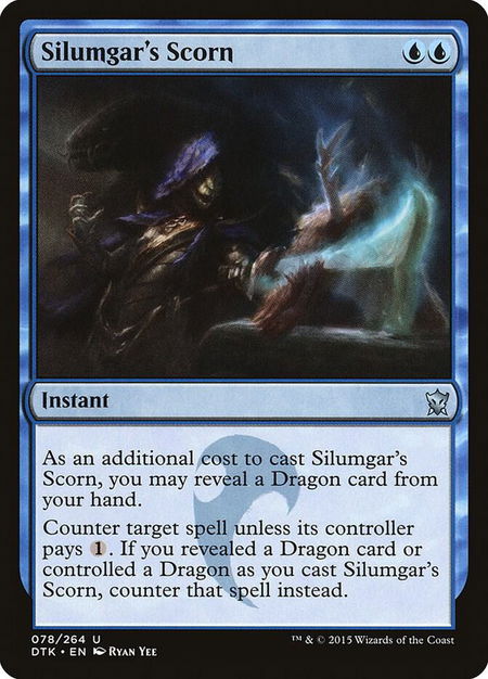 Silumgar's Scorn - Dragons of Tarkir Magic: The Gathering trading card