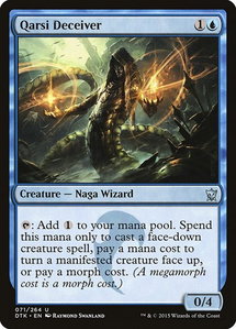 Qarsi Deceiver - Dragons of Tarkir (DTK) #71 - Uncommon Magic: The Gathering Trading Card