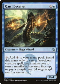 Qarsi Deceiver - Dragons of Tarkir (DTK) #71 - Uncommon Magic: The Gathering Trading Card