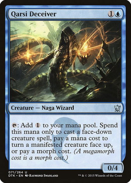 Qarsi Deceiver - Dragons of Tarkir Magic: The Gathering trading card