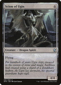 Scion of Ugin - Dragons of Tarkir (DTK) #1 - Uncommon Magic: The Gathering Trading Card