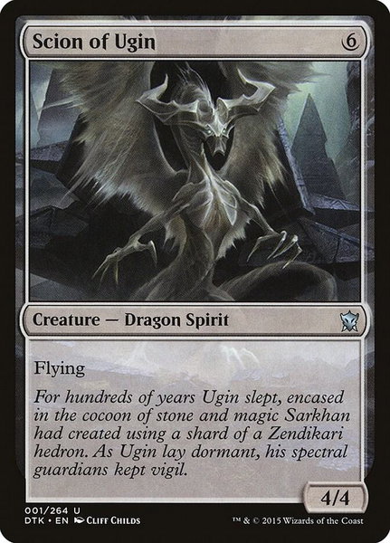 Scion of Ugin - Dragons of Tarkir Magic: The Gathering trading card