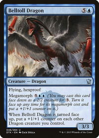 Belltoll Dragon - Dragons of Tarkir (DTK) #46 - Uncommon Magic: The Gathering Trading Card