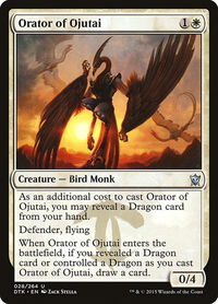 Orator of Ojutai - Dragons of Tarkir (DTK) #28 - Uncommon Magic: The Gathering Trading Card