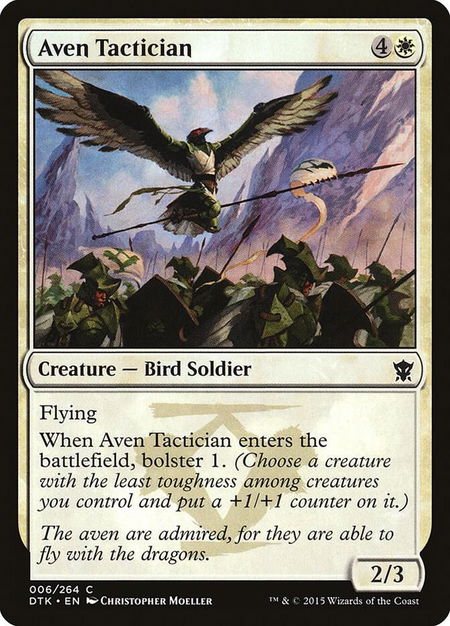 Aven Tactician - Dragons of Tarkir Magic: The Gathering trading card