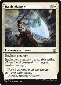 Battle Mastery - Dragons of Tarkir (DTK) #7 - Uncommon Magic: The Gathering Trading Card