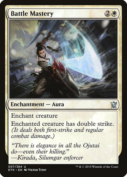 Battle Mastery - Dragons of Tarkir Magic: The Gathering trading card