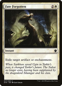 Fate Forgotten - Dragons of Tarkir (DTK) #17 - Common Magic: The Gathering Trading Card