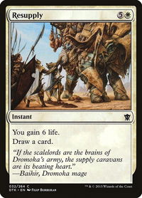 Resupply - Dragons of Tarkir (DTK) #32 - Common Magic: The Gathering Trading Card