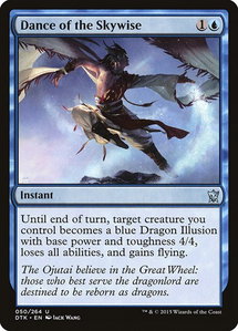 Dance of the Skywise - Dragons of Tarkir (DTK) #50 - Uncommon Magic: The Gathering Trading Card