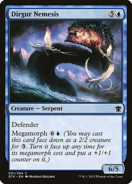 Dirgur Nemesis trading card from Dragons of Tarkir Dirgur Nemesis - Dragons of Tarkir Magic: The Gathering trading card