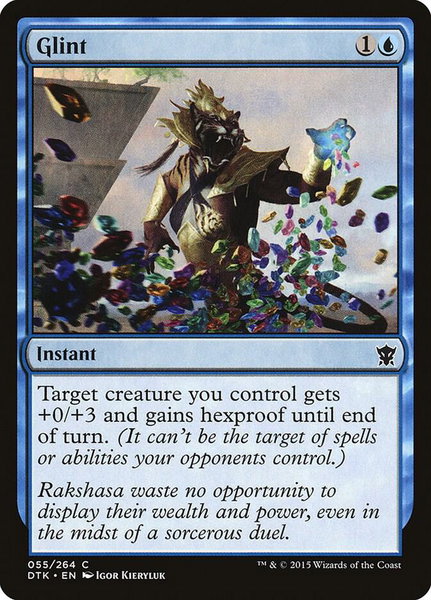 Glint trading card from Dragons of Tarkir Glint - Dragons of Tarkir Magic: The Gathering trading card