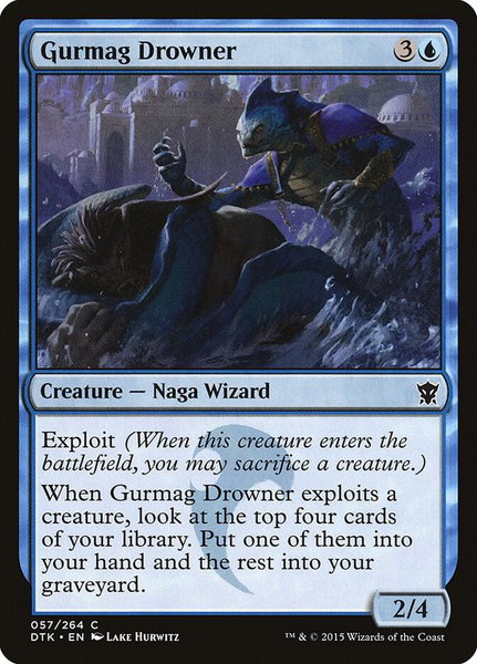 Gurmag Drowner - Dragons of Tarkir Magic: The Gathering trading card