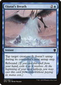 Ojutai's Breath - Dragons of Tarkir (DTK) #67 - Common Magic: The Gathering Trading Card