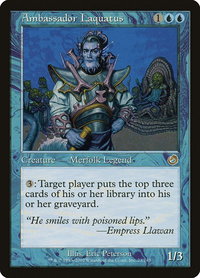 Ambassador Laquatus - Torment (TOR) #23 - Rare Magic: The Gathering Trading Card