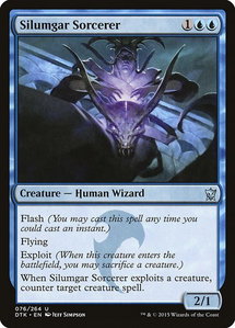 Silumgar Sorcerer - Dragons of Tarkir (DTK) #76 - Uncommon Magic: The Gathering Trading Card