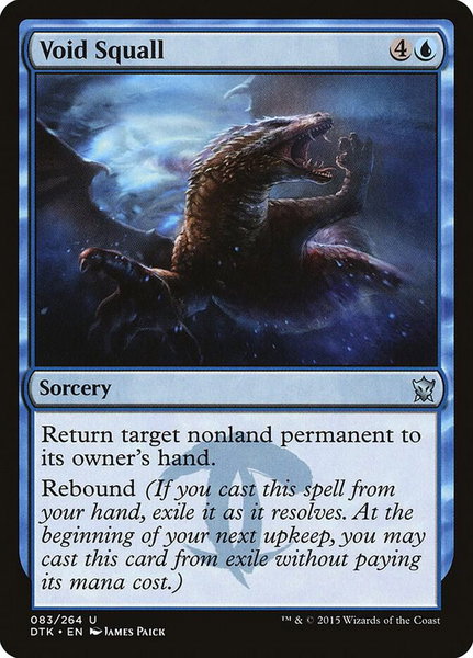 Void Squall trading card from Dragons of Tarkir Void Squall - Dragons of Tarkir Magic: The Gathering trading card