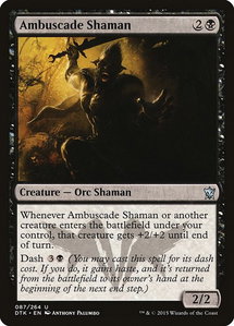 Ambuscade Shaman - Dragons of Tarkir (DTK) #87 - Uncommon Magic: The Gathering Trading Card