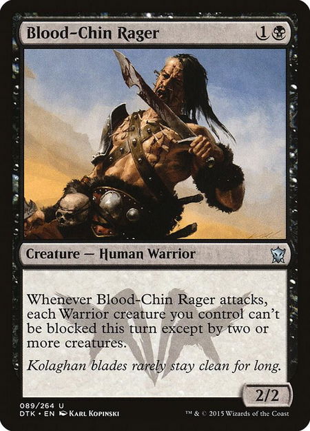 Blood-Chin Rager - Dragons of Tarkir Magic: The Gathering trading card