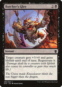 Butcher's Glee - Dragons of Tarkir (DTK) #90 - Common Magic: The Gathering Trading Card