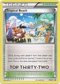 Tropical Beach - BW28 (Worlds 11) [Top 32] - Black and White Promos Pokémon trading card