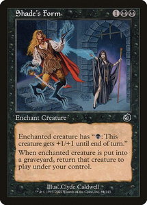 Shade's Form - Torment (TOR) #81 - Common Magic: The Gathering Trading Card