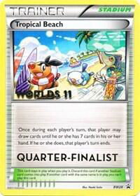 Tropical Beach - BW28 (Worlds 11) [Quarter-Finalist] - Black and White Promos (PR) #BW28 - Promo Pokémon Trading Card