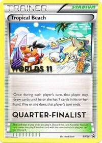 Tropical Beach - BW28 (Worlds 11) [Quarter-Finalist] - Black and White Promos Pokémon trading card