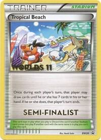 Tropical Beach - BW28 (Worlds 11) [Semi Finalist] - Black and White Promos Pokémon trading card